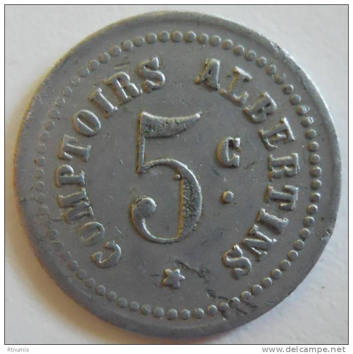 Albert 80 Comptoirs Albertins 5 C Elie 10.1 - Monetary / Of Necessity