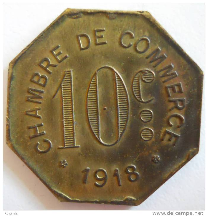 Rouen 76 Chambre De Commerce ESSAI 10 C Elie 10.4 SUPERBE - Monétaires / De Nécessité