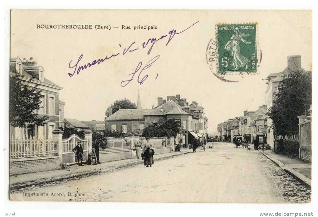 BOURGTHEROULDE  - Rue Principale. - Bourgtheroulde