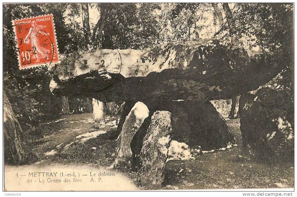 METTRAY LE DOLMEN  1920 - Mettray