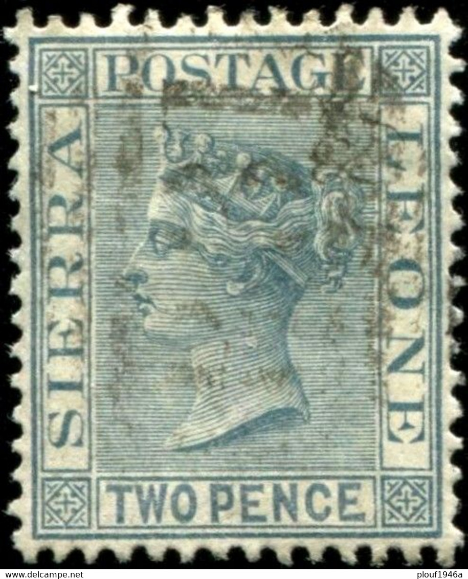 Pays : 438 (Sierra Leone : Colonie Britannique)      Yvert Et Tellier N° :   23 (o) - Sierra Leone (...-1960)