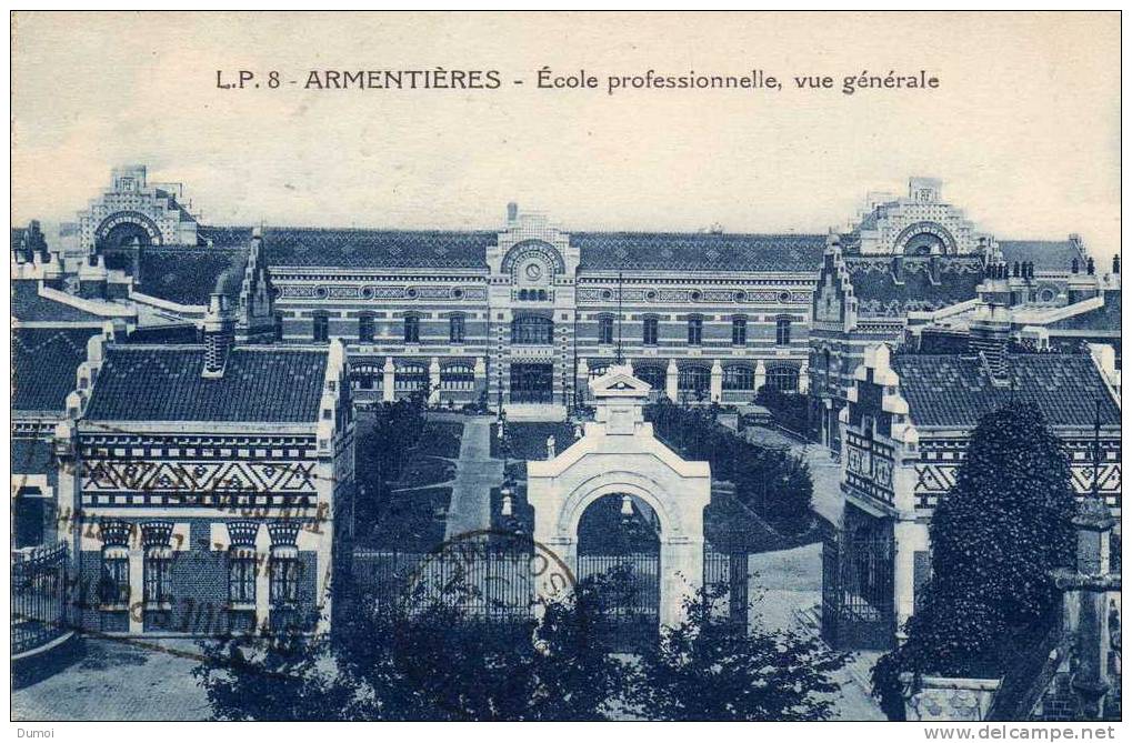 ARMENTIERES  -  Ecole Professionnelle , Vue Générale - Armentieres