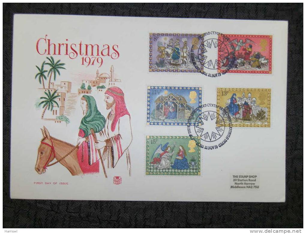 GB FDC 1979 CHRISTMAS - 1971-1980 Decimal Issues