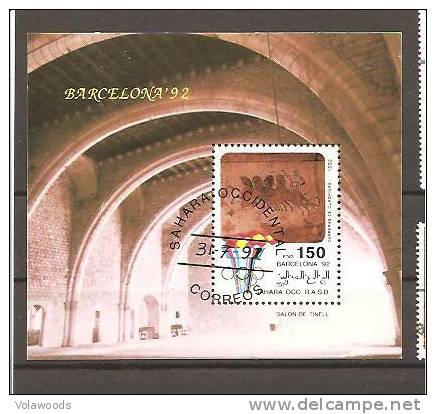 Sahara Occ. - Foglietto FDC: Olimpiadi Di Barcellona 1992 - Summer 1992: Barcelona