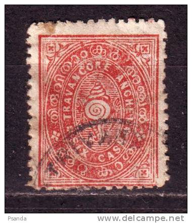 1888 Travancore Sc# A1  2 - Travancore