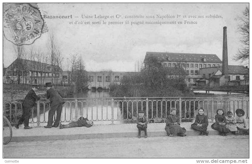 BAZANCOURT Usine Lelarge Et Cie - Bazancourt