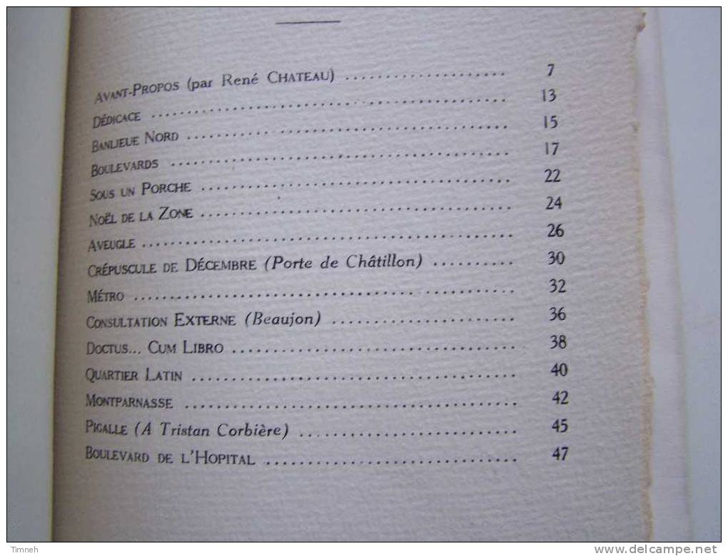 LE CAILLOU DANS LES LENTILLES-Maurice GAVEL-POEMES-1959 Jean LACHANAUD- - Franse Schrijvers