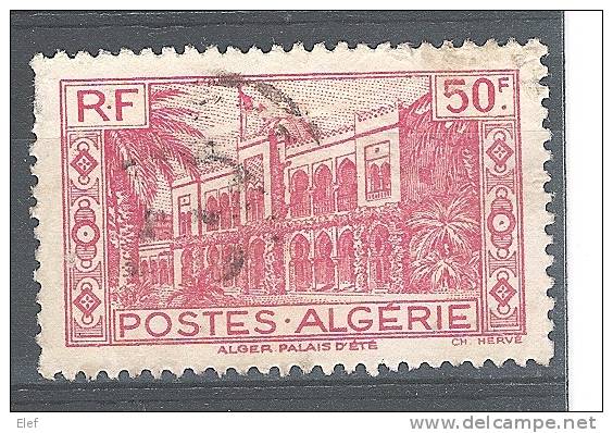 ALGERIE, 1944, Yvert N° 202, 50 F Rose "Palais D'Eté " , Obl ; B/TB - Otros & Sin Clasificación
