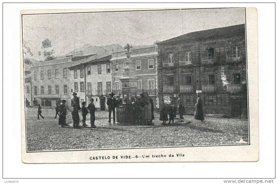 PORTALEGRE - CASTELO DE VIDE - UM TRECHO DA VILA - Portalegre