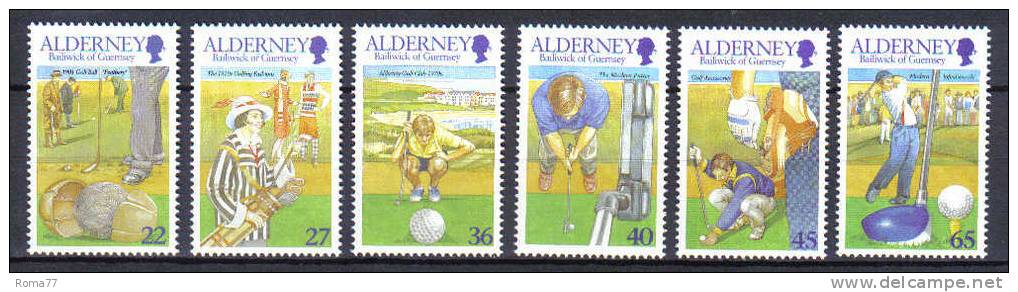 PFZ37 - ALDERNEY ,  Serie N. 174/179   *** - Alderney