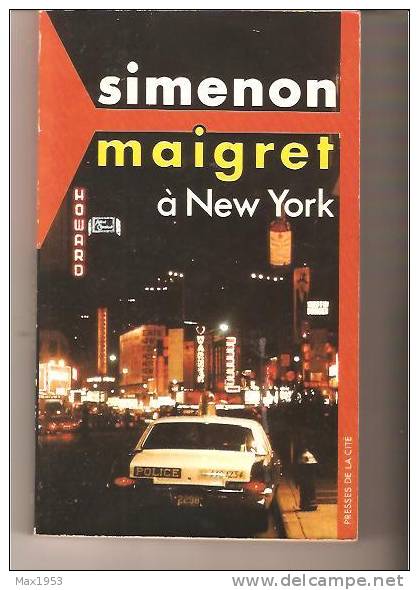 Simenon - Maigret à New York - Presses De La Cité - Série Numérotée M  1 - Simenon