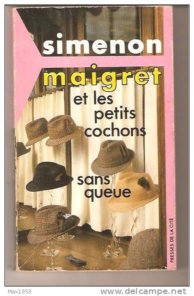 Simenon - Maigret  Et Les Petits Cochons Sans Queue - Presses De La Cité - Série Numérotée M  3 - Simenon