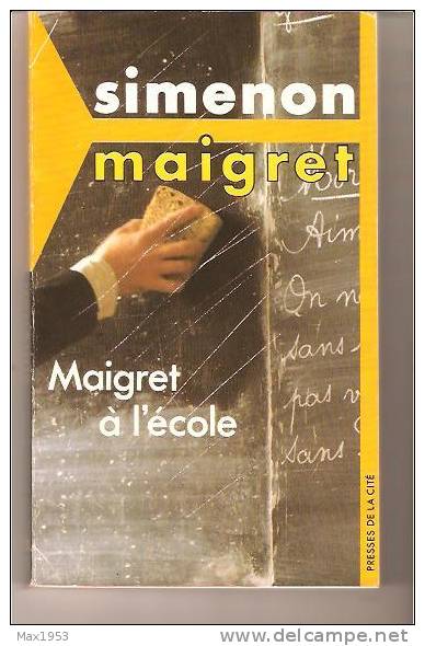 Simenon - Maigret à L'école - Presses De La Cité - Série Numérotée M  22 - Simenon