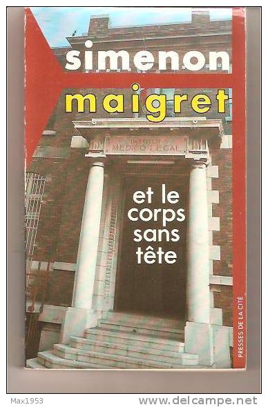 Simenon - Maigret Et Le Corps Sans Tête - Presses De La Cité - Série Numérotée M  25 - Simenon