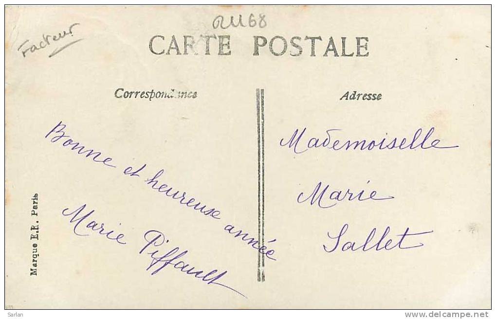 Carte Fantaisie , Facteur Et Boite A Lettres , *5683 - Postal Services