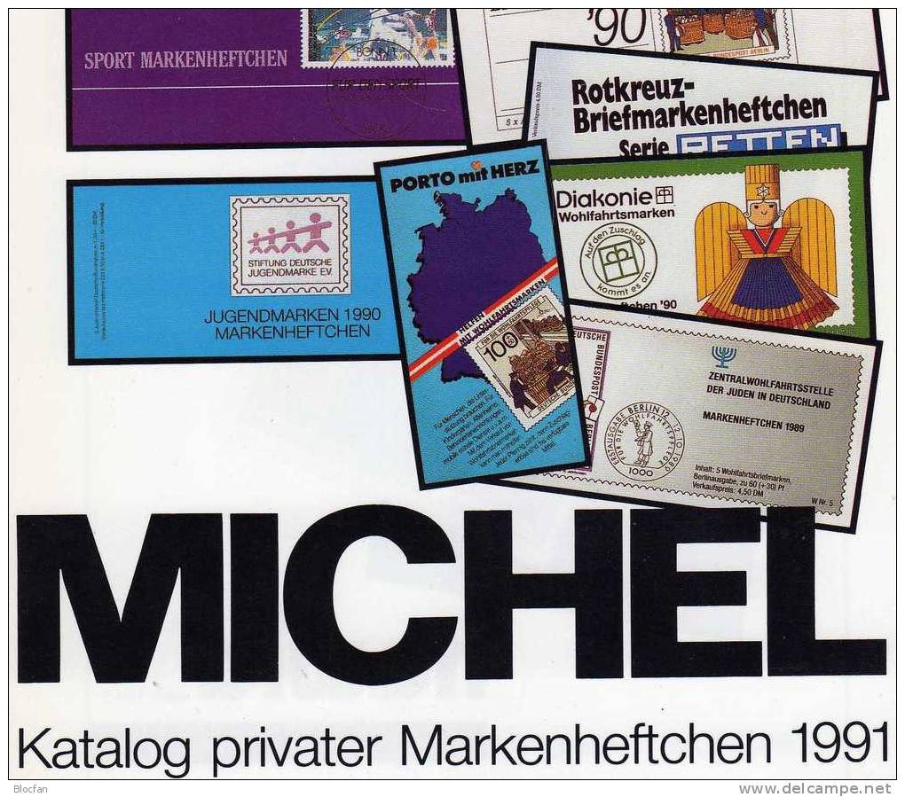 Michel Spezial Katalog Private Markenheftchen 1991 BRD 10€ Jugend, Sport, Rotes Kreuz, Wohlfahrt, Mit Jahressgaben BdPh - Andere & Zonder Classificatie