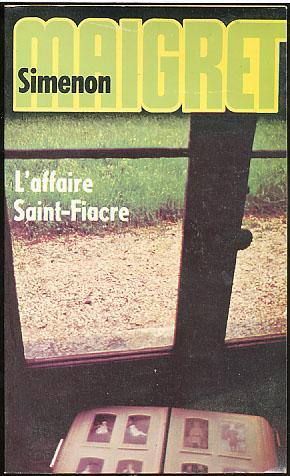 {01145} Simenon "l'affaire Saint-Fiacre". Presses Pocket N° 1333. 1987.   " En Baisse " - Simenon