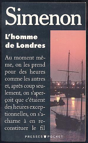 {05910} Simenon "L'homme De Londres" Presses Pocket N°1342 ; 1990. TBE   " En Baisse " - Simenon