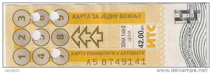 Bus Ticket Serbia,Belgrade - Europe