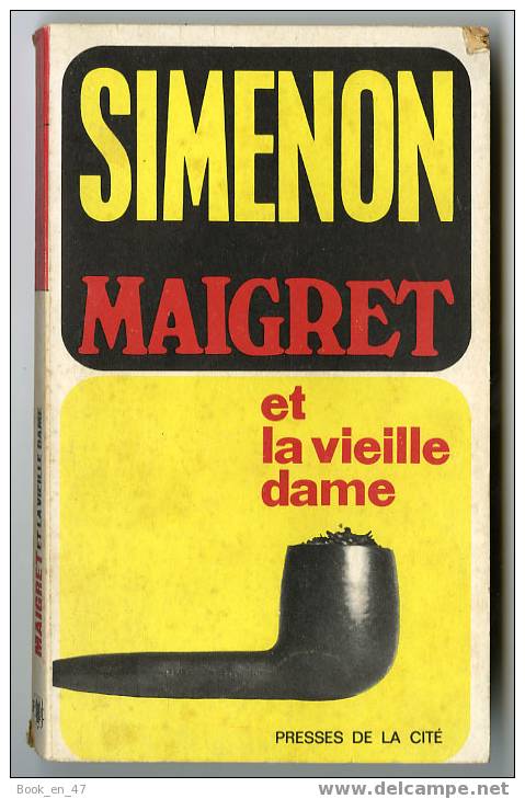 {46104} Simenon, Maigret Et La Vieille Dame , Presses De La Cité N° 11 NS , 1972   " En Baisse " - Simenon
