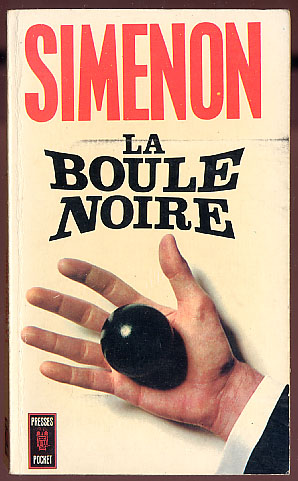 {24240} Simenon "la Boule Noire", Presses Pocket N° 776 , 29/09/1972. TBE   " En Baisse " - Simenon