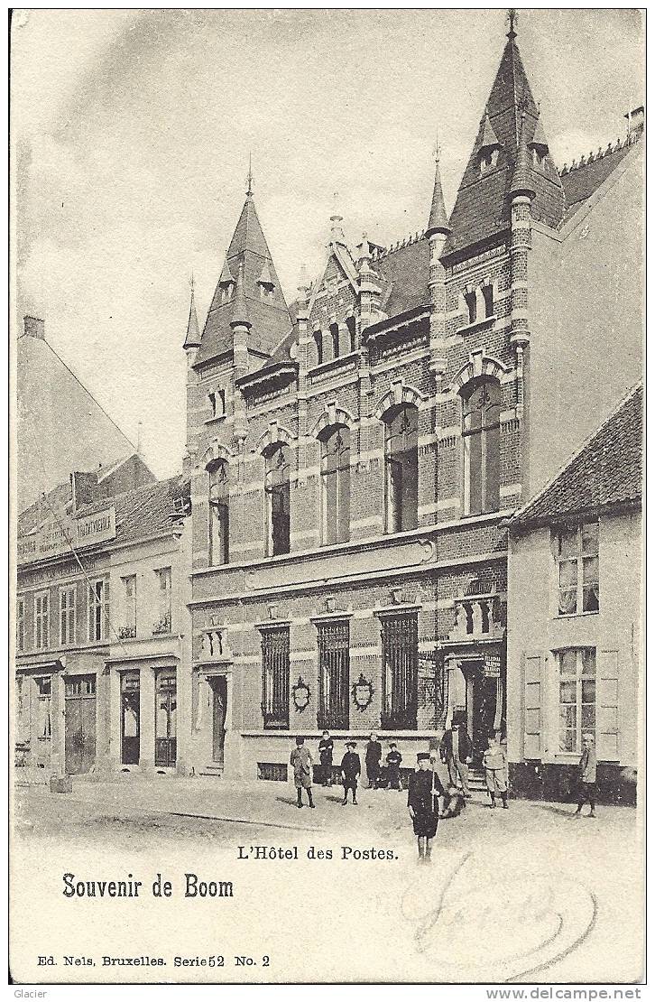 Souvenir De BOOM - L´ Hôtel Des Postes - Nels Série 52 N° 2 - Boom