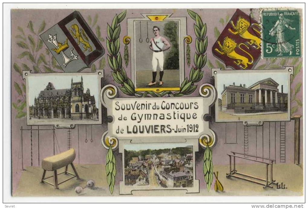 LOUVIERS. - Souvenir Du Concours De Gymnastique - Juin 1912 - Louviers