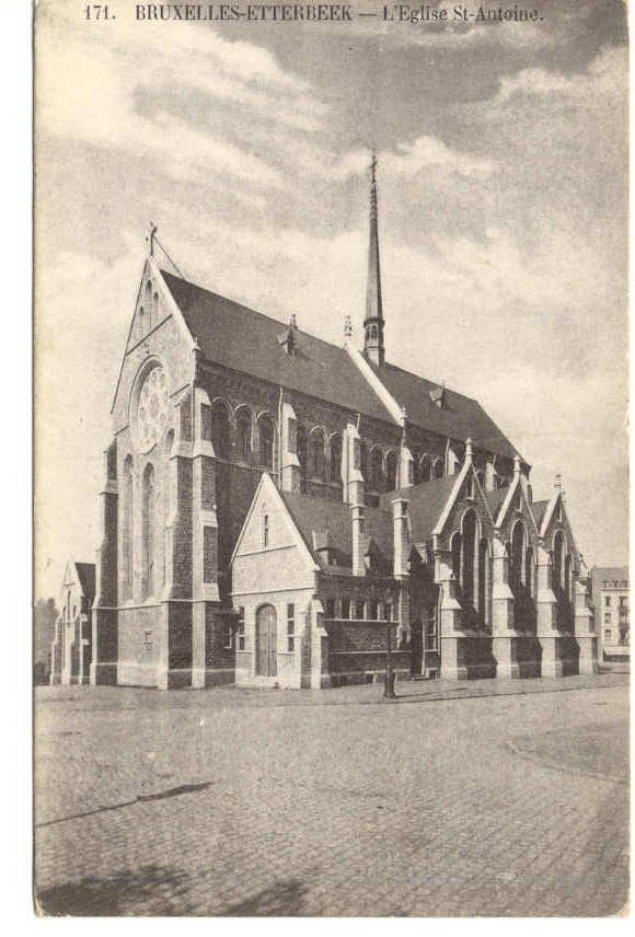 A Saisir Bruxelles Etterbeek Eglise St-Antoine Vers St Michiels Brugge - Etterbeek