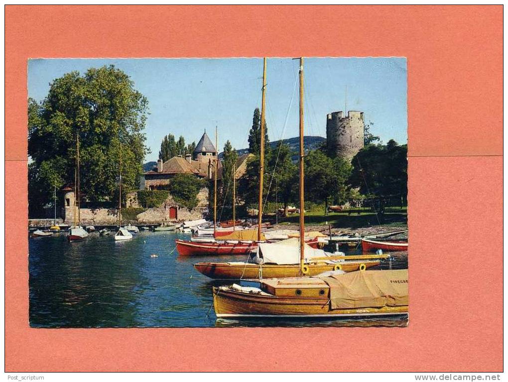 Suisse - Vevey - La Tour De Peilz - Le Port Et Le Château - La Tour-de-Peilz