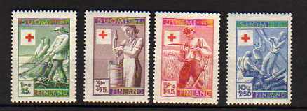 FINLANDE     Neuf **     Y. Et T.  N° 305 / 308      Cote: 3,00 Euros - Unused Stamps