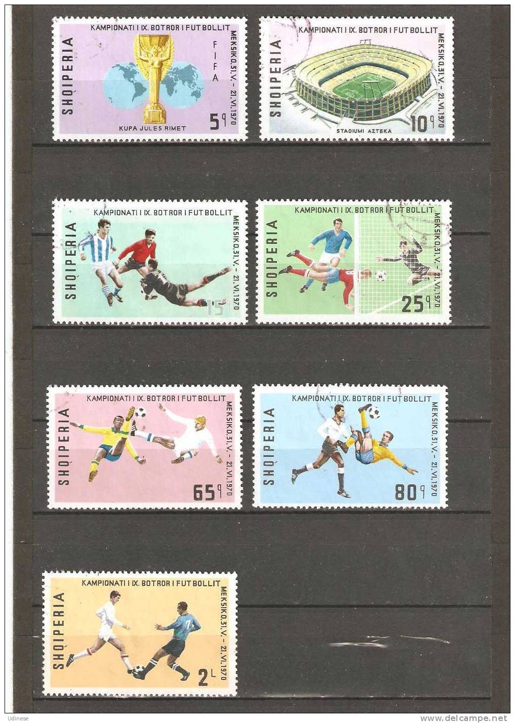 ALBANIA 1966 - WORLD CUP FOOTBALL - CPL. SET - MNH MINT NEUF NEU NUEVO - 1966 – Engeland