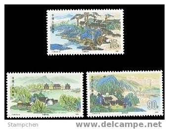 China 1991 T164 Summer Resort Stamps Bridge Mount Pine Lake - Water