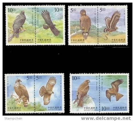 1998 Conservation Of Bird Stamps Eagle Snake Kite Fauna - Snakes