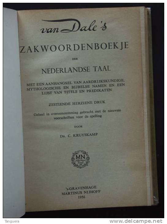 Van Dale´s Zakwoordenboekje Der Nederlandsche Taal - Martinus Nijhof - ´S-Gravenhage - Dictionnaires