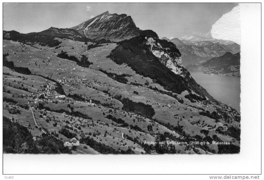 Amden Mit Leistkamm Und Walensee - Amden