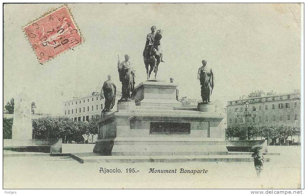 Dep 2A ; Cpa  AJACCIO , 195 , Monument Bonaparte - Ajaccio