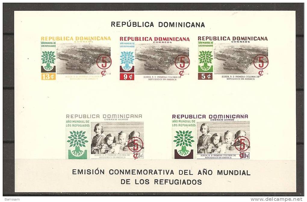 DominicanRepublic1960:  REFUGEES Block24A-B Mnh** - Réfugiés