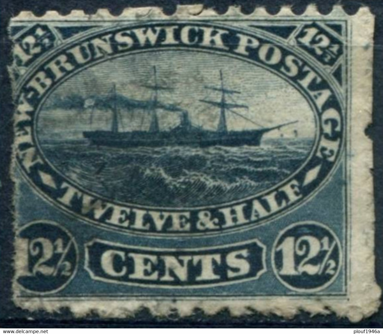 Pays : 354  (Nouveau-Brunswick : Colonie Britannique)  Yvert Et Tellier N° :    8 (o) - Used Stamps