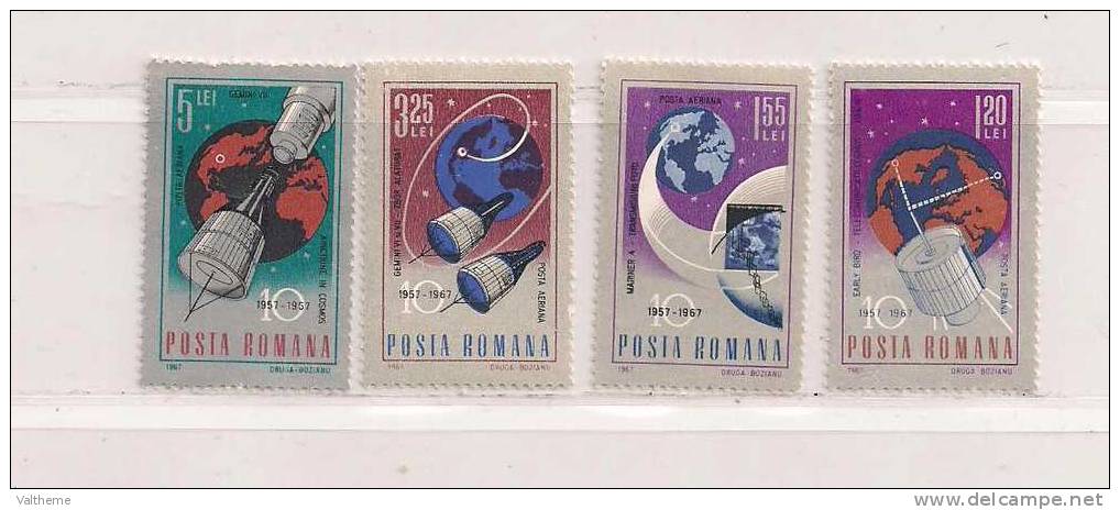 ROUMANIE  ( EUROU - 20 )  1967  N° YVERT ET TELLIER  N° 210/213  N** - Unused Stamps