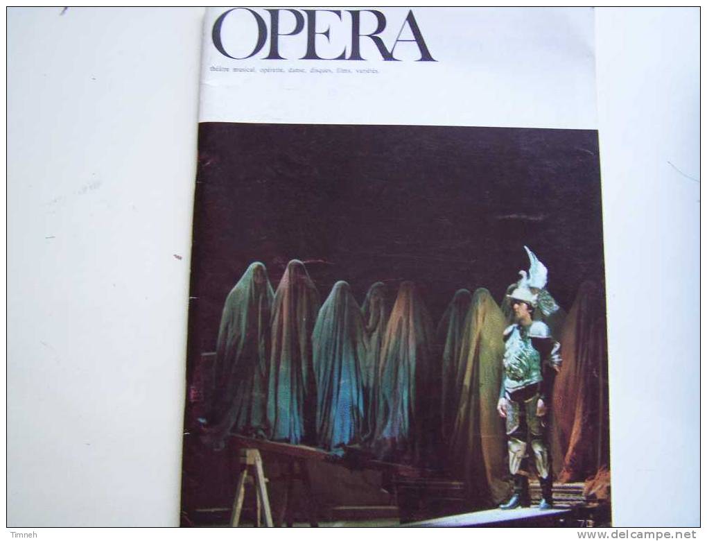 OPERA-théâtre Musical Opérette Danse Disques Films Variétés-n°109-décembre1975-La Flûte Enchantée-NORMA-Schröder Feinen- - Muziek