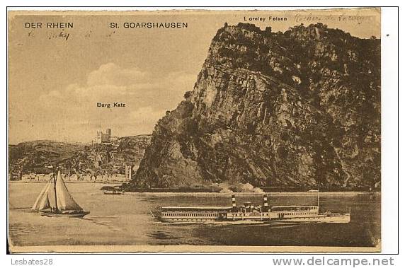 DER RHEIN- St. GOARSHAUSEN ..-Oct 74 - St. Goar