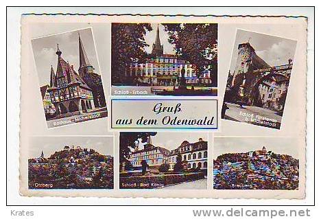 Postcard - Odenwald - Erbach