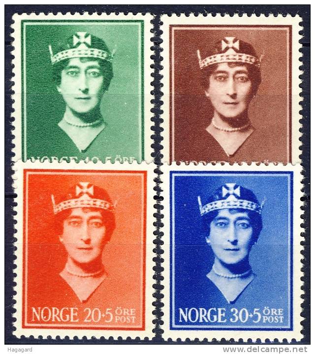 Norway 1939. Queen Maud. Michel 203-06. MNH(**) - Ungebraucht