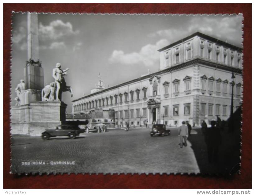 Roma - Quirinale / Auto - Places & Squares