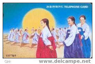 # KOREA O9212111 Kangkang Suwollae - Korean Circle Dance 5000 Autelca 01.92  Tres Bon Etat - Corée Du Sud