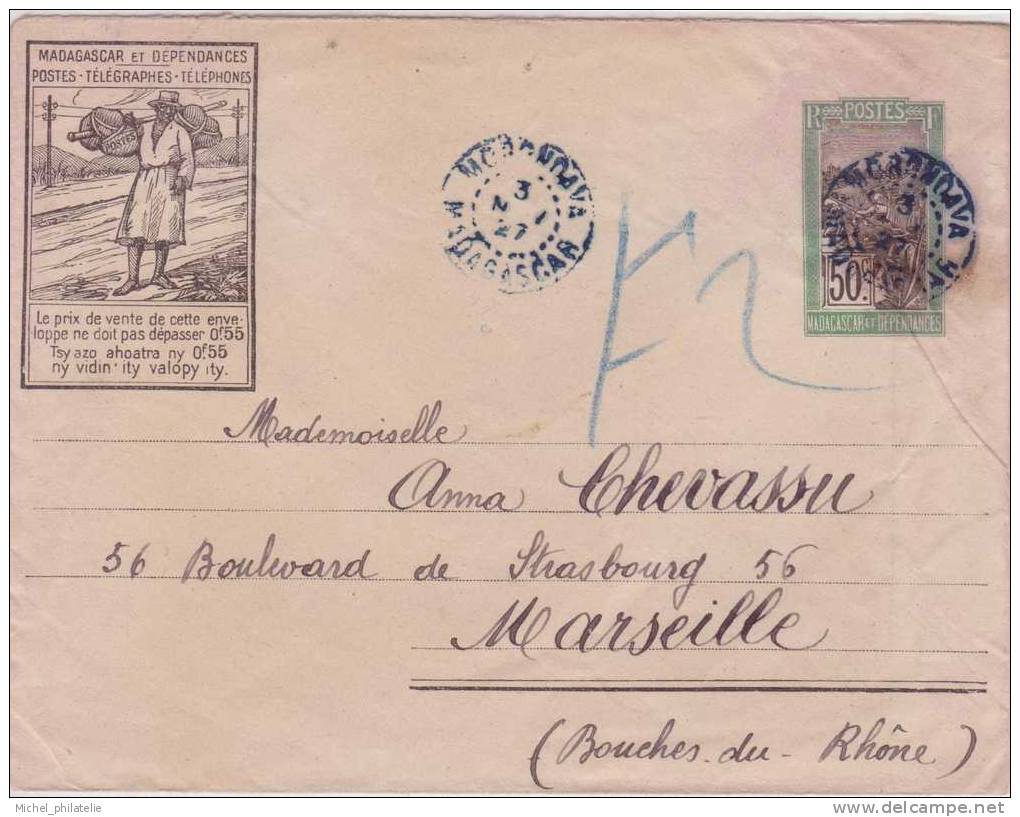 Madagascar Entier Postal - Andere & Zonder Classificatie