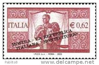 ITALIA 2003 DEMOCRATICA LIBRETTO 5 ESEMPLARI MNH - Booklets