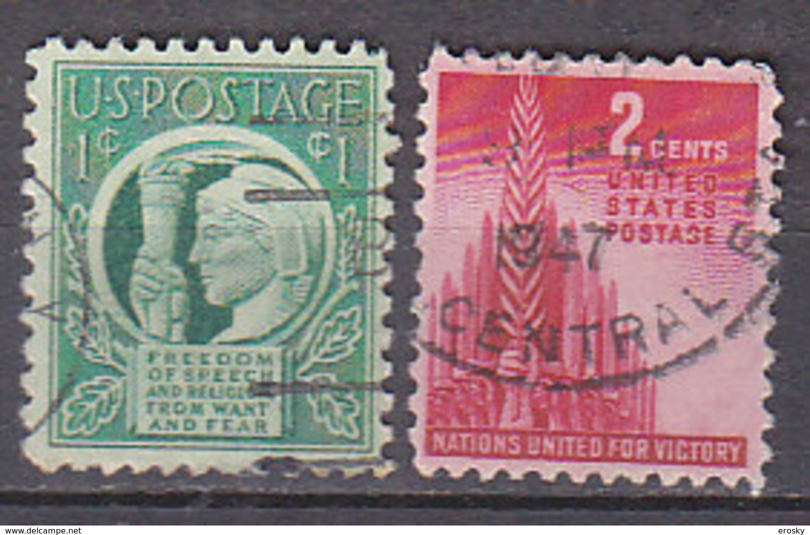 H2068 - ETATS UNIS USA Yv N°472/73 - Used Stamps