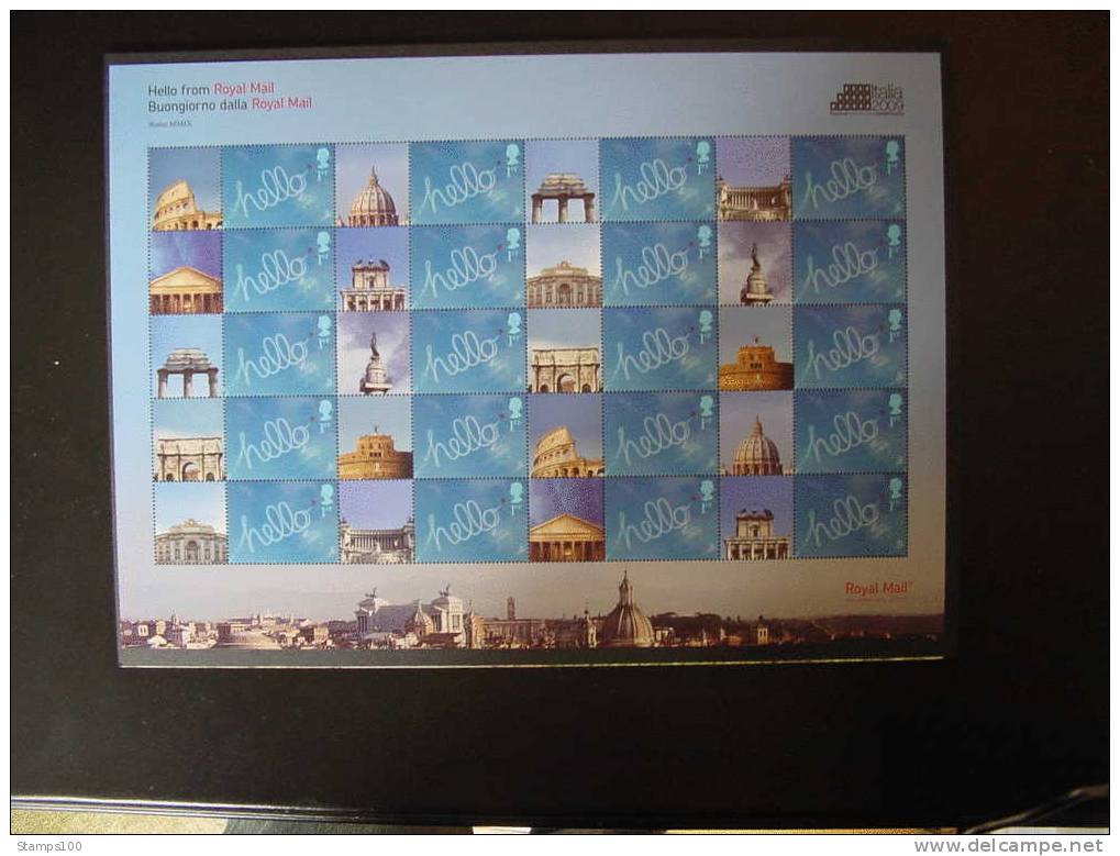 GREAT BRITAIN 2009   HELLO FROM ROYAL MAIL  ITALY  2009     SMILERS MNH **   (1060200-875) - Unused Stamps