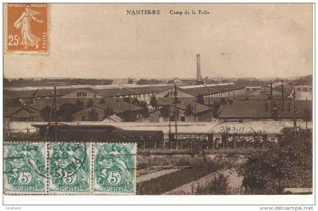 NANTERRE - Camp De La Folie - Nanterre